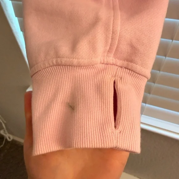 Lululemon Athletica Scuba Light Pink Cropped Sweatshirt - Picture 3 of 6